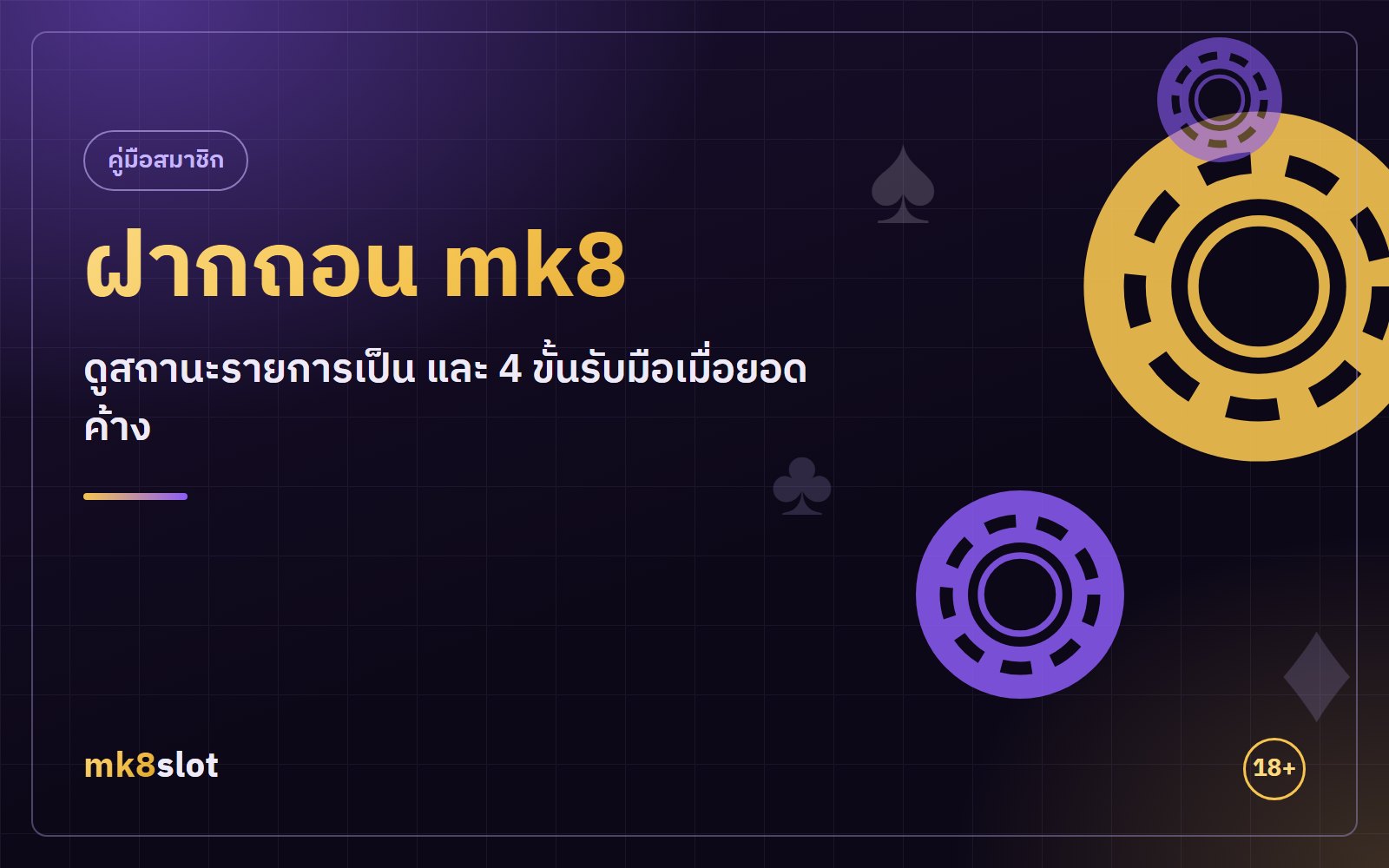 ฝากถอน mk8 ดูสถานะรายการเป็น และ 4 ขั้นรับมือเมื่อยอดค้าง